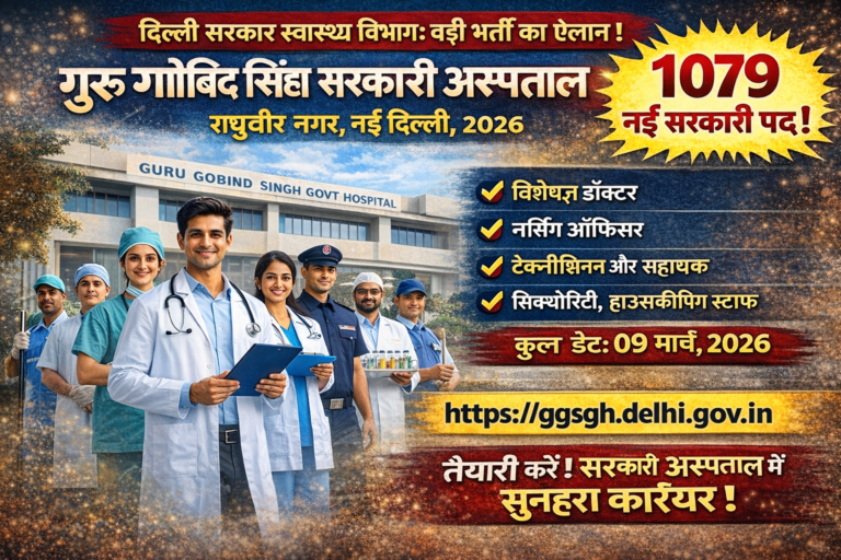 Delhi GGSGH Recruitment 2026