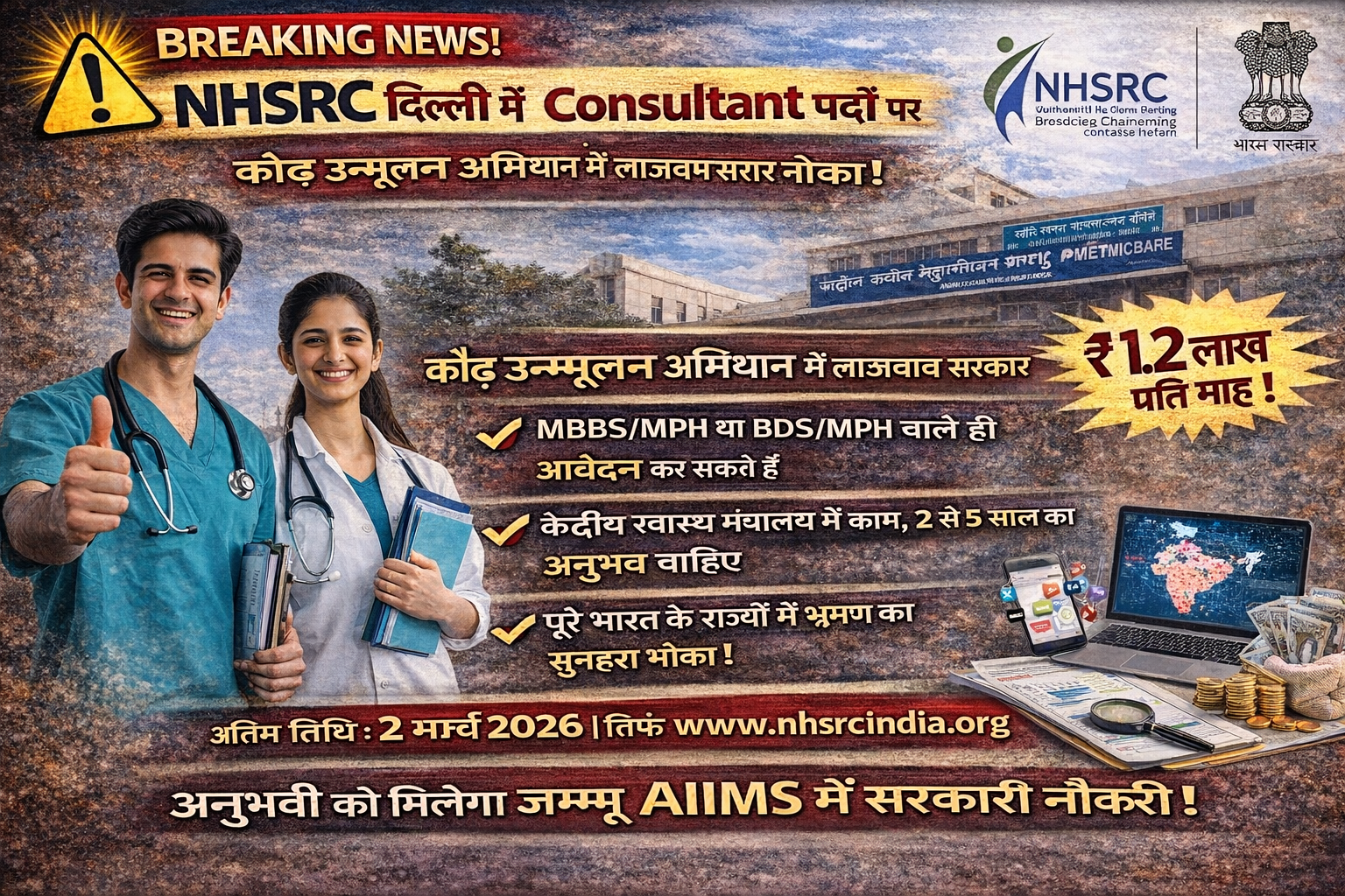 NHSRC Consultant Recruitment
