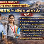 CCRH Recruitment 2026 Notification: MTS