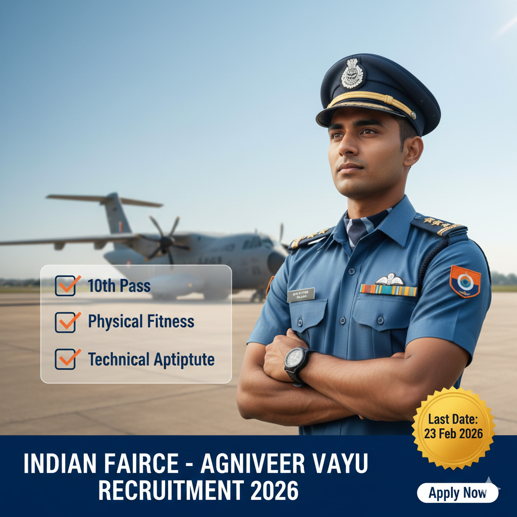 Indian Air Force Agniveer Vayu (Non-Combatant) Recruitment 2026