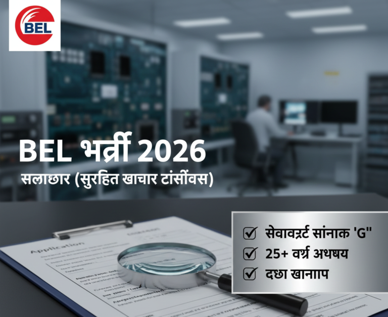 BEL Recruitment 2026: सेवानिवृत्त विशेषज्ञों के लिए सलाहकार (Consultant) पद पर भर्ती, यहाँ जानें आवेदन प्रक्रिया